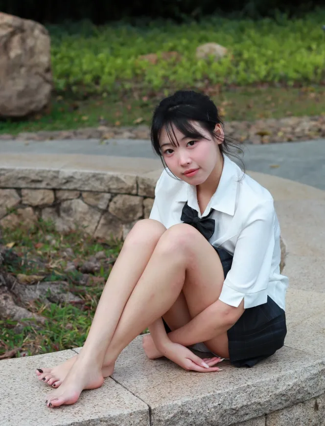 个人摄影-jk白袜可爱女大拍摄美脚 个人摄影-jk白袜可爱女大拍摄美脚